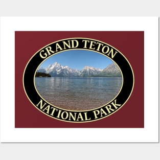 Jackson Lake at Grand Teton National Park in Wyoming Posters and Art